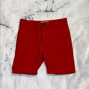 Zara Boys Red Shorts